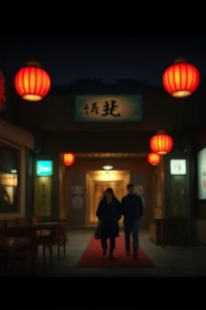 正午硬光与傍晚柔光下的同一条街，对应《两个夏天》的双线区分