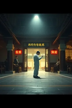 纸飞机从三十七层楼间穿过的一镜到底画面，对应《纸飞机航线》转场